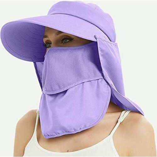 Unisex Sun Protection Hat UV Protection Face Neck Flap Man Sun Cap Casual Hat Fishing