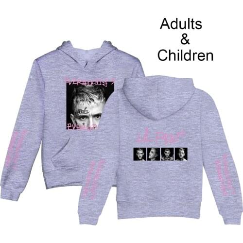 Lil peep hoodie children casual autumn and winter popular pullover men and women warm pullover kids fashion gray hoody