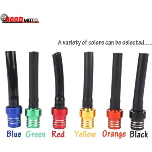 Universal Motorcycle Fuel Gas Tank Cap Breather Vent Black Hose Anti Reverse For ATV Pit Dirt Bike Quad Bike Capbreathable Cap