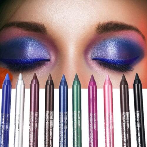 10 Colors Waterproof Eye Makeup Eyeliner Pencil Eyebrow Eyeshadow Delineador Maquiagem Sombras
