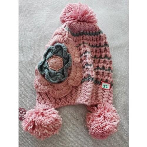 Womens Stylish Winter Knit Warm Thick Soft Lady Crochet Wool Knitted Beanie Beret Ski Ball Cap Baggy Solid Hat Skullies Hat Cap