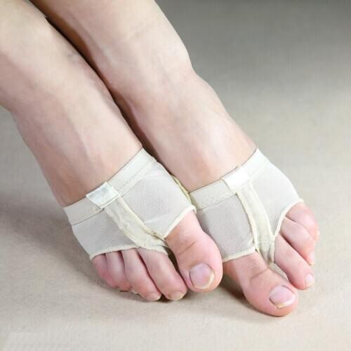 USHINE professional belly ballet dance toe exercise feet care accessories half soles gym socks ballet dance shoes woman