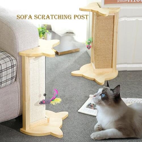 Pet Supplies Solid Wood Sisal Furniture Sofa Protection Anti-Scratch Wear-Resistant Cat Scratcher Cat Scratcher