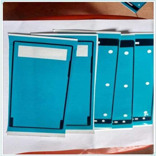 25 Sets/50pcs New Front Housing Frame + Battery Back Door Adhesive Sticker For Sony Xperia M2 D2302 D2303 sticker