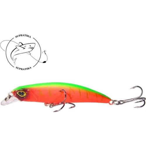 3D Eyes 7Colors 7CM/4G Artificial Minnow Slow Sinking Plastic Hard Bait With Sharp Treble Hook Tackle Bionic Bait Outdoor