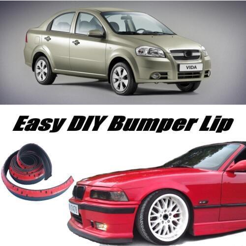 NOVOVISU Bumper Lip Lips For ZAZ Vida / Top Gear Shop Spoiler For Car Tuning / Body Kit + Strip