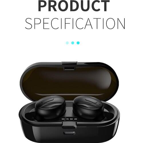 Wireless sports Bluetooth 5.0 headset master-slave switching TWS digital stereo headset for Apple and Xiaomi phones