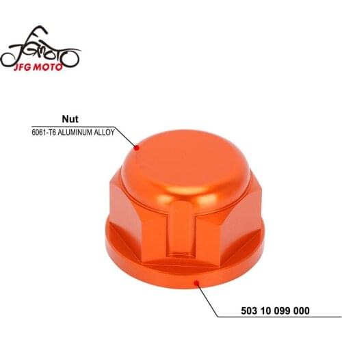 For KTM SX EXC SX-F EXC-F XC-W 85 125 150 200 250 300 350 400 500 TC FC TE FE TX TX 85-450 Motorcycle Rear Axle Nut Rim Cover