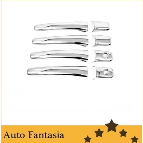 Flexible chrome trim Chrome Door Handle Cover for Mitsubishi Lancer / Mirage 02-06 / Evolution Gen 7-9-Free Shipping