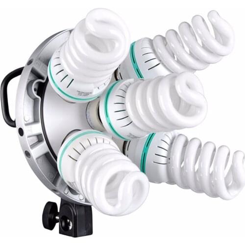 Godox TL-5 5 in1 Bulb Head Multi-Holder Tricolor Continuous Light Camera Photography Lighting