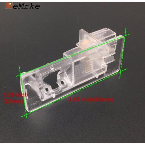 EEMRKE Car Camera Bracket for Renault Kangoo 2 II Kangoo Express 2008-2017 License Plate Lights Housing Mount