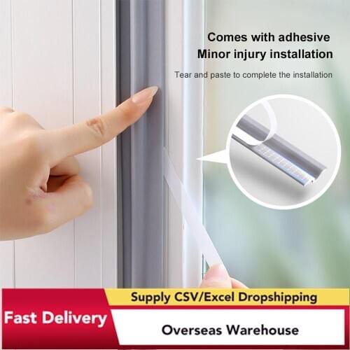 2M Nylon Fabric Wearable Door Window Sealing Strips Pu foam Self Adhesive Tape Waterproof Dustproof Sealing Tape Acoustic Foam