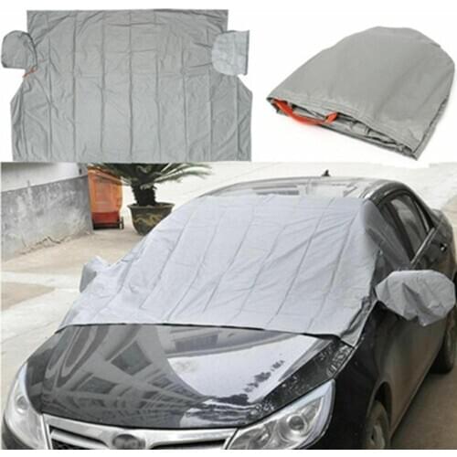 Car Windscreen Cover Magnetic PEVA Cotton Anti Snow Frost Ice Front Windshield Protective Case 240 x 150cm/94.5*55.11inch
