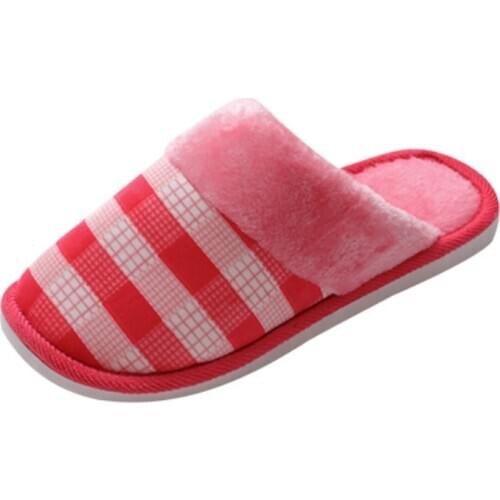 New Women Flip Flops Unisex Warm Plush Slippers Winter 2020 Male Slides Slip On Sandals Casual Wedge Shoes Cheap