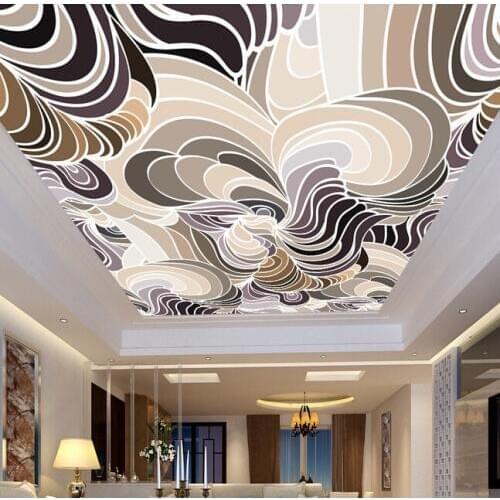 Custom ceiling wallpaper, decorative pattern murals for the living room bedroom ceiling wall waterproof vinyl papel de parede