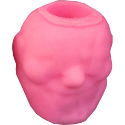 Halloween Skull Flowerpot Epoxy Resin Mold Aromatherapy Plaster Silicone Mould