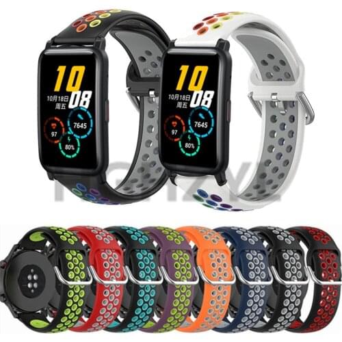 Replaceable Watchbands for huawei Honor ES Honor Magic 42mm Silicone Strap Band For Amazfit GTS Haylou LS02 Bracelet