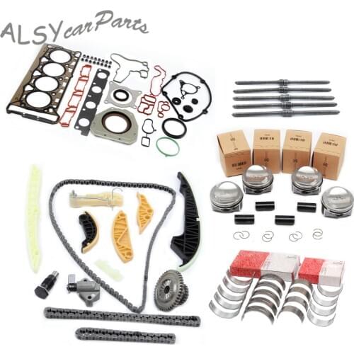 23mm Piston Camshaft Gaskets Seals Engine Overhaul Rebuilding Kits 06H 107 065 BS For Audi A4 A5 TT VW CC Passat B7 Skoda Superb
