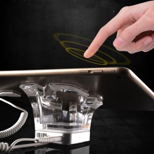 6 Pcs High Qulity Android And Ios Tablet Security Alarm Display Holder Stand With Charger For I-pad
