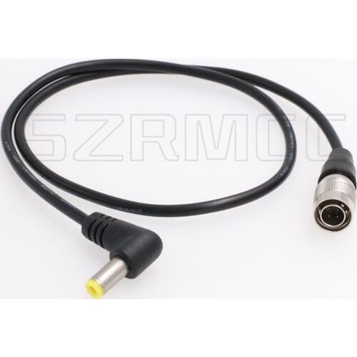 Sound Devices 688 644 633 or Recorder Zoom F4 F8 Power Cable DC 5.5X 2.1mm to Hirose 4 pin Male
