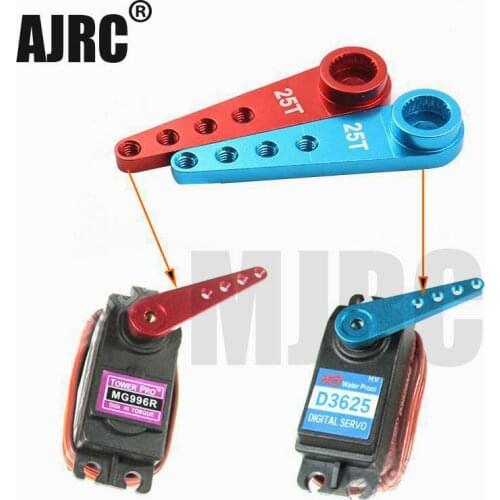 1/8 1/10 25T metal extended steering servo arm for RC automotive track parts Aluminum alloy steering arm AXIAL D90 TRAXXAS TRX4