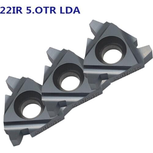 10pcs 22IR 5.0TR LDA 100% Original Carmex Carbide Inserts CNC Lathe Blade Thread Turning Cutter Tools Free Shipping