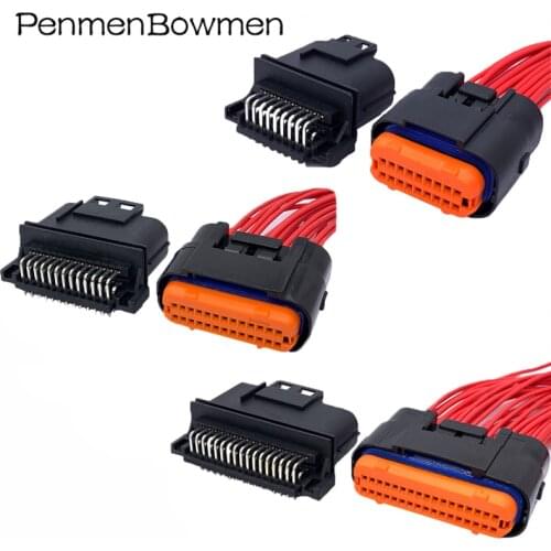 18 26 34 Pin Automotive Computer ECU Control System Plug Connector Wire Harness Header Socket MX23A26SF1 MX23A34SF1 MX23A18SF1