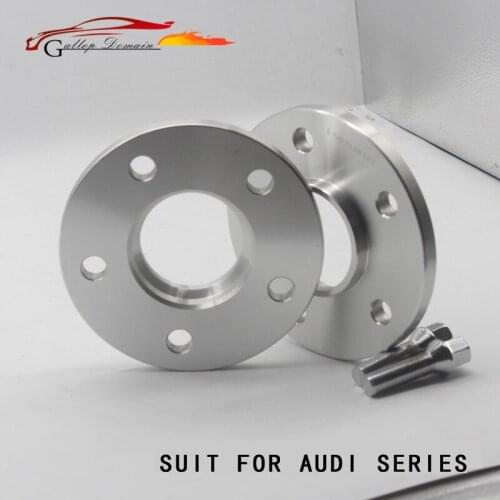 2PCS 12mm Wheel Spacers For Car Audi Kit 5x100 5x112 CB:57.1 A1 A2 A3 A4(B5,B6,B7) A6(C4,C5,C6) A8(4E) TT ALLROAD Quattro