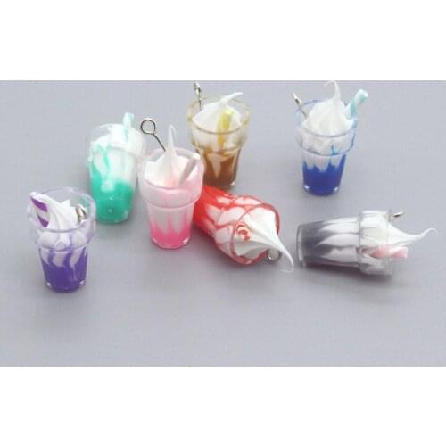 Doll House Accessories Resin Ice Cream Custom Handmade Dropshipping To Color Earring 2021 Choose Girl 8 Gift Sale Hot Cute R6L6