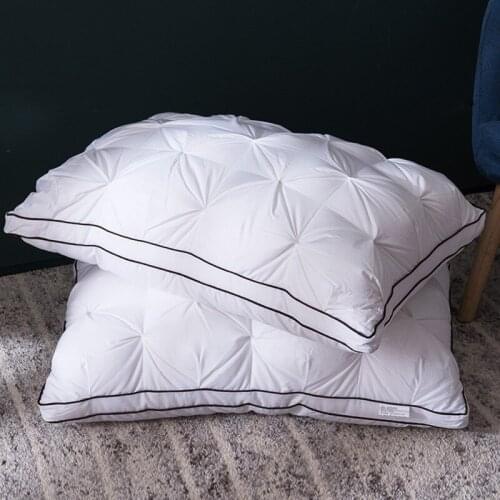 Twisted feather velvet three-dimensional pillow core five-star hotel household cervical spine pillow single pillow core 1pcs