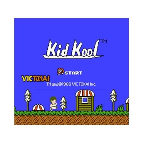 Kid Kool Region Free 60 Pin 8Bit Game Card For Subor Game Players