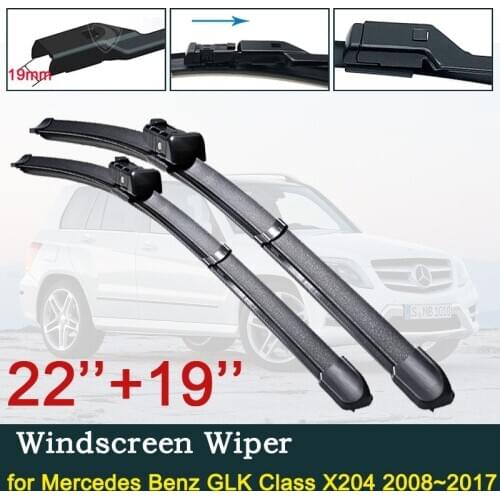 For Mercedes Benz GLK Class 280 300 350 200 220 320 X204 CDI 4Matic Windshield Wipers Car Wiper Blade Car Accessories Stickers