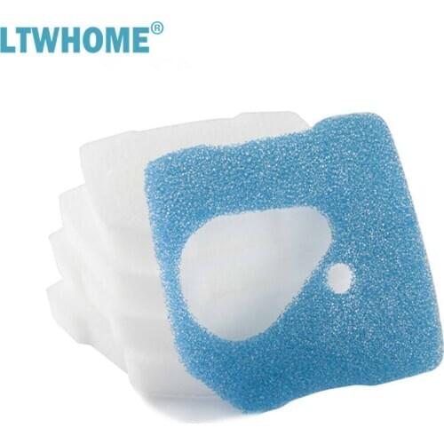 LTWHOME Coarse and Fine Filter Pad Fit for Eheim Pro 3 250,250T,350,350T,600/Ultra G Pro 3 Filter 2071,2073,2075,Pro 3e 350/2074