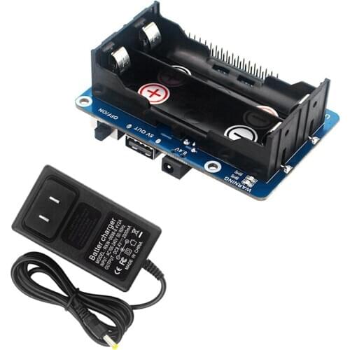 Raspberry Pi Uninterruptible Power Supply UPS HAT Stable 5V Power Output for Raspberry Pi 4 Model B/3B+/3B