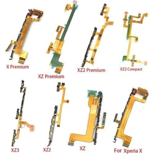 Power Switch On/Off Button Volume Key Button Flex Cable For Sony For Xperia X XZ Premium XZ2 Comppact XZ3