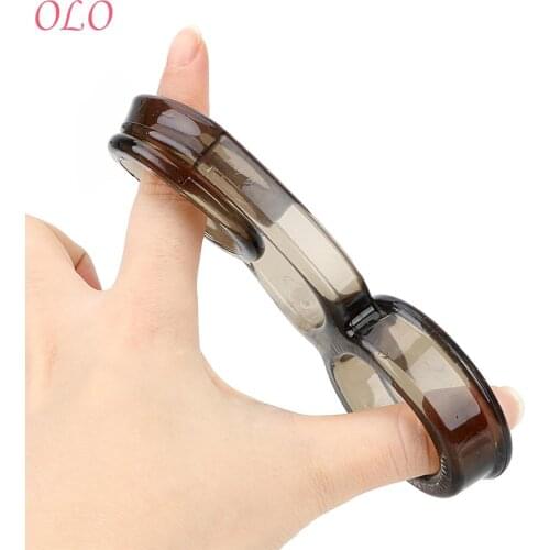 OLO Cock Rings Elastic Delay Ejaculation Adult Products Sex Toys For Men Scrotum Binding Penis Rings Chastity Device Lock