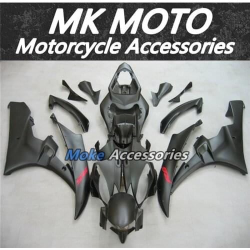 Motorcycle Fairings Kit Fit For Yzf R6 2006-2007 Bodywork Set High Quality Abs Injection Matte Black