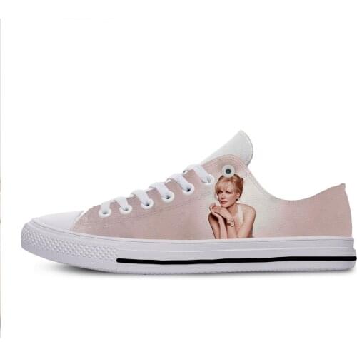 2019 Hot Cool Fashion Pop Funny New Summer High Quality Sneakers Handiness Casual Shoes 3D Printed For Men Women Nicole Kidman