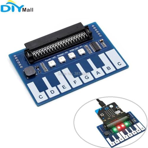 Mini Piano Module Expansion Board Capacitive Touch Controller TTP229 I2C Interface for Micro:bit Microbit Touch Keys Play Music