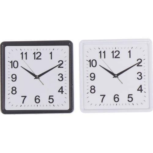 1:12 Resin Dollhouse Miniature Wall Clock Play Doll House Miniaturas Home Decor Accessories Toy Pretend Furniture Toy