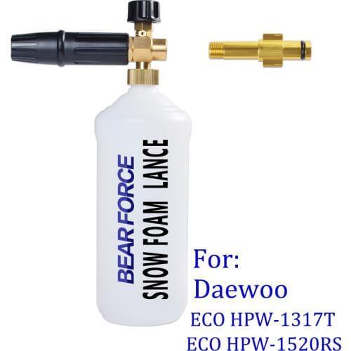 Foam Nozzle/Foam Gun/ High Pressure Soap Foamer/ Snow Foam Lance for DAEWOO ECO HPW 1317T 1520RS High Pressure Washer Car Washer