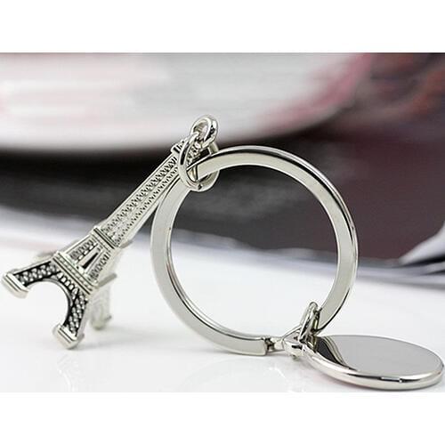 New Arrival Retro Mini Paris Eiffel Tower Model Pendant Keychain Keyring Keyfob Key Chain