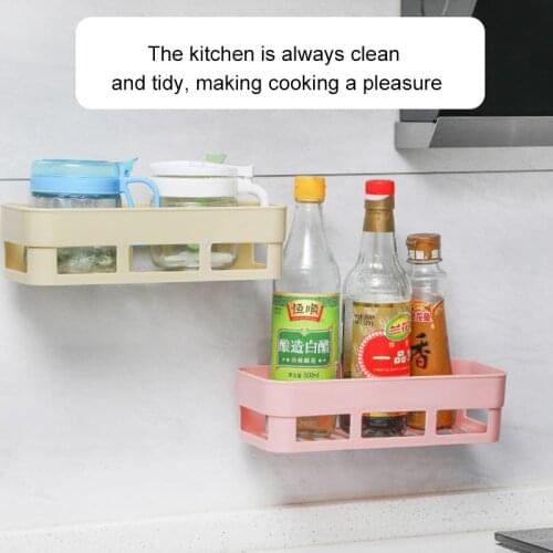 Toilet Bathroom Shelf Bathroom Storage Rack Storage Comb Dressing Table Wall Sling-free Perforated Wall Bathroom Accessories