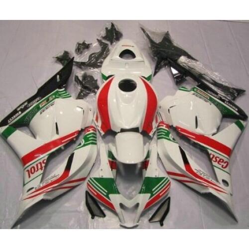 Full ABS Injection Plastics Fairings For w1 CBR6000RR F5 2009 - 2012 Cowling ABS Fairings White red green Body Kit