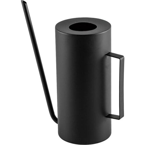 Retro Watering Can Gardening Lawn Care Large Capacity 1.5 Liters Lightweight High Capacity Black Long-Mouth 1.5L Watering Pots