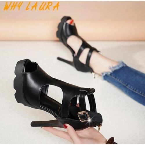 Ladies Sexy Sandal Ladies High Heel Design T-shaped Fish Mouth Open Toe Ladies Shoe Ladies Party Ladies Flock Summer 2020