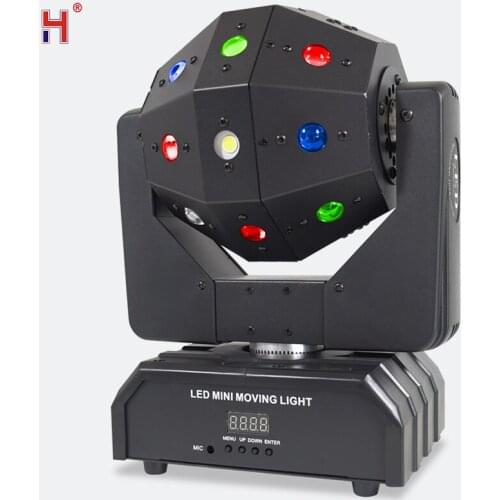 LED Laser Strobe Moving Head Ball DMX Projection 3In1 Rotating Stage Lighting PRO DJ Equipment Good For Dance Floor Bar Party