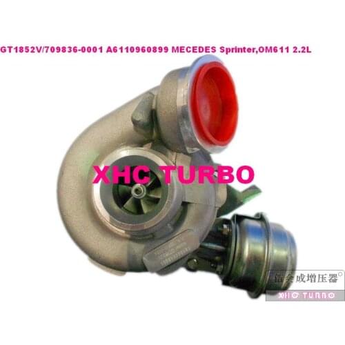 NEW GT1852V/709836 A6110960899 Turbo Turbocharger for BENZ Sprinter,OM611 2.2L 141HP 99-06