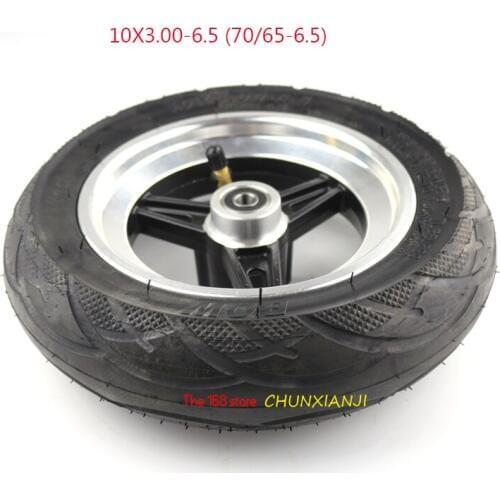 High quality Tubeless Tire 70/65-6.5 10X3.00-6.5 Vacuum Tire alloy hub for Ninebot Mini Scooter 10 inch Balance Scooter