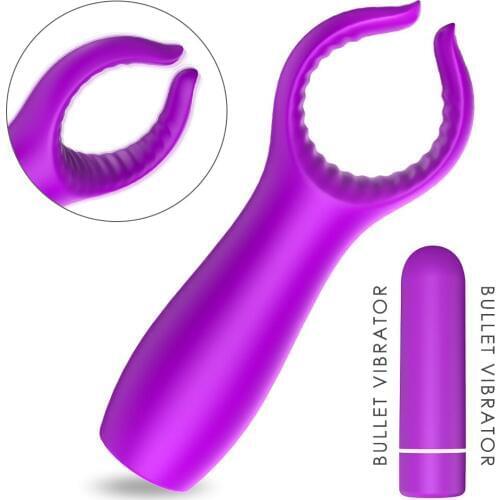 Clitoris Clip Vibrator for Women G Spot Stimulate Dildo Nipple Penis Clip Vibrator Masturbator Adult Sex Toys For Women Couples